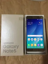 在飛比找Yahoo!奇摩拍賣優惠-Samsung Note5 n9208 32G 5.7吋 金