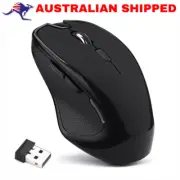 Wireless 2.4GHz Optical Mouse Mice & USB Receiver For PC Laptop Monitor Computer