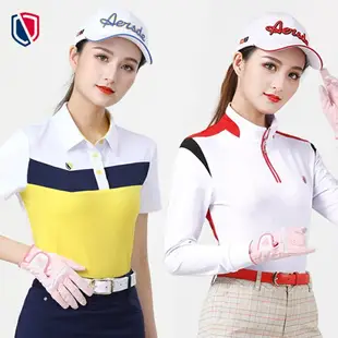 高爾夫服裝女T恤短袖韓國版女裝長袖GOLF球衣服女士速乾上衣夏裝