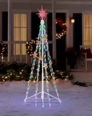 Gemmy Orchestra of Lights 6 ft 156 LED Color Changing Christmas Tree Lightshow ⭐
