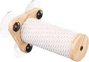 yuksok Wall Mounted Scratching Post Scratching Ladder Space Saving Climbing Shelf Cat Wall Step for Perch Grind Claws Rest