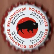 USA Plastic Lined Beer Crown Bottle Cap: Roadhouse Brewing (#92)