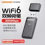 【現貨速發】CF-970AX 免驅AX3000無線網卡6臺式機千兆5G雙頻無線信號接收器筆電外置USB無線網卡