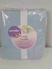Babies R Us Comfy Douillet Jersey Knit Crib Sheet Blue Cotton Standard NEW