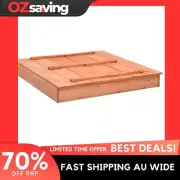 wooden sandbox outdoor play equipment children size 95x90 cm color natural 2173