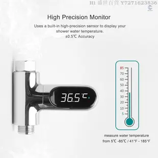 Hi 盛世百貨 LED顯示水錶數字淋浴溫度計浴缸溫度監測器水溫測量儀5~85°C 範圍 °C/°F 高精度淋浴浴室通道
