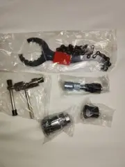 Bike Repair Tool 5 PCS Kit Crank Chain Cutter Extractor Bracket Freewheel Puller