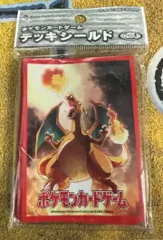 Pokemon Center Japan SEALED 32 ct Charizard Version 2 Deck Shield Card Sleeves!!
