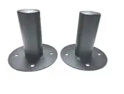 (2) Two DJ/PA Metal Tripod Speaker Stand Mounting Internal Adapters (Top Hat)