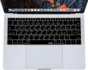 Silicone Keyboard Skin Cover for New MacBook Pro 13 Inch Withou Arabic Language