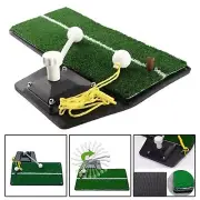 Golf Swing Trainer Mat Golf Swing & Hitting Trainer for Office Backyard Home