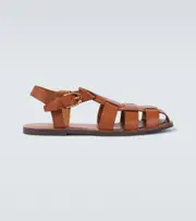 [Ralph Lauren Purple Label] Ralph Lauren Purple Label Leather fisherman sandals AU 8 brown