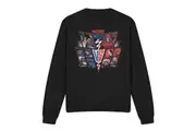 X-Men Unisex Adult Mutant Melee Sweatshirt (Black) - UTTV14909
