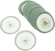 OFFIGAM 200Pcs Cucumber Print Eye Pads Non Woven Fabric Patches for Eye Care Gentle and Soothing Eye Masks for Women for Home Skincare and Relaxation