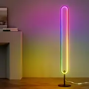 118CM Artiss RGB LED Floor Lamp Remote Control Corner Light Stand Gaming Room