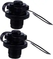 GANAZONO 2 PCS Boat Plug for Inflatable Kayak and Dinghy Accessories Durable Replacement Air Valves Easy Installation Compatible with Boston Air Systems