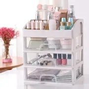 Desktop Cosmetics Storage Box Transparent Drawer Type Rack Jewelry And Makeup