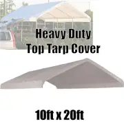 10' x 20' Carport Roof Top Canopy Cover Tarp Replacement Outdoor Carport tarp