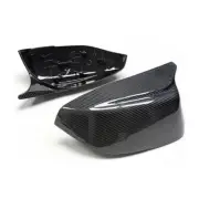 Real Carbon Fiber Side Mirror Cover Cap Replace for Infiniti Q50 14-24 Q60 17-22