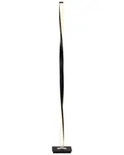 BRIGHTECH Helix Black LED Floor Lamp