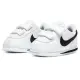 【NIKE 耐吉】CORTEZ BASIC SL TDV 小童 童鞋 阿甘鞋 親子款 魔鬼氈 運動 休閒鞋 白黑 904769-102