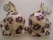 BERLEI BARELY THERE Smooth T-Shirt Bra 10E Florence Broadhurst Floral Rrp $70