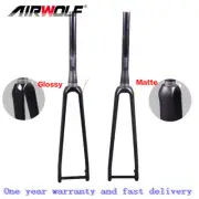 AIRWOLF Carbon Road Fork Disc 700c Rigid Bike Forks 1-1/8 To 1-1/2 100*12mm