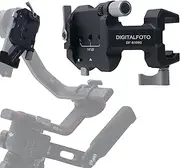 DF DIGITALFOTO DF-8169S Vertical Shooting Clamp, for DJI RS2 RS3 RS3PRO Gimbal - Precision Vertical Camera Mount Plate for Gimbals .Photography Accessory