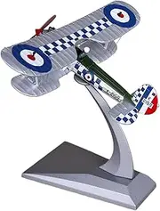 Replica Pre-Build Aircraf 1:72 Scale Classic Bulldog Airplane Model Die-cast Metal Alloy Made of Bristol Bulldog Fighter Military Model Exhibition Collection Or Gifts Collection Gift Display