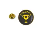 pins pin's badge metal lapel hat button champion number 1