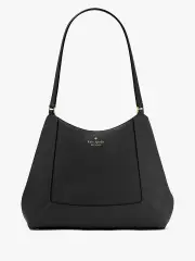 Lena Pebbled Leather Triple Compartment Shoulder Bag