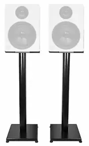Rockville 29" Black Steel Studio Monitor Speaker Stands For Rockville DPM5W