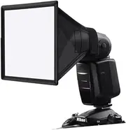 HOMSFOU 33 * 20cm Photography Softbox Flash Diffuser Camera Box Light Cover Softening Shadows Portable
