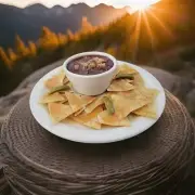 Display Faux Food Prop Large Nachos With Salsa & Jalapeños Plate