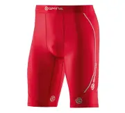 GREAT SAVINGS || SKINS DNAMIC MENS COMPRESSION HALF TIGHTS - RED