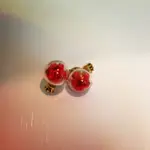 VACANZA 乾燥花🌺玻璃球 耳環✨全新