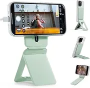MOFT Tripod for iPhone 16/15/14/13/12 Series, Snap Invisible Phone Tripod Stand with 3 Modes for Self-vlogging, Browsing, Macro Photography, Video Call, Portable Lightweight Phone Stand(Peppermint)