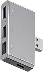 Imtrub USB C Docking Station, 4-in-1 Type-C 3 Monitor Docking Station, Efficient Multifunctional USB C Docking Station Double Monitor for Computer
