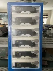 HO RARE PRR BACHMANN SILVER SERIES MINT SIX-3 BAY HOPPERS FACTORY SEALED BOX