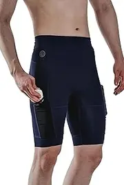 [LESTE] Y Zone Cover Leggings Skinwrap Cargo 5 Half Length 20" L Mens Premium Compression Wear Sports Short Tights Pants