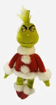Dr. Seuss How The Grinch Stole Christmas Plush Santa 10" Universal Studios 2019