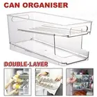 Stackable Beverage Can Dispenser Rack Storage Can Organizer Holder Refrigerator
