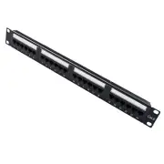 CAT6 Ethernet Patch Panel 24 Port 110 Krone IDC 19" Network 1U Rack RJ45