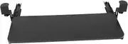 SHOWERORO Sliding Keyboard Tray Carbon Steel Clamp Stand for Typing Space Saving for Desks Easy to Install Sturdy Capacity