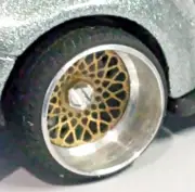 HOT WHEELS BBS E50 ALLOY & GOLD CUSTOM WHEELS ONLY CAR NOT INCLUDED NEW