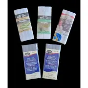 Wright BIAS and Twill TAPE Single and Double Fold Gray White Lot of 5