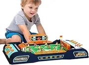 Small Table Football, Tabletop Board Game, Interactive Toys, Indoor Sports Soccer Set, Score Keeper, Portable Educational Toys for Kids, Adults, Family Night, 42.1x24.9x10.5 cm