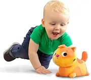 B. toys – Interactive Plush Cat – Stuffed Animal – Washable Baby Toy with Movement & Sounds – Toys for Babies, Toddlers – 1 Year + – Wobble 'n' Go – Cat