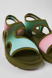Oruga Multicolored Textile Sandal for Women