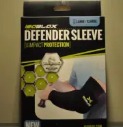 isoBLOX Baseball Defender Sleeve with Impact Protection Adult Small/Medium Black